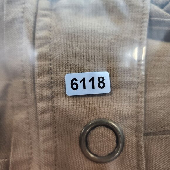 Womens Brown A.N.A Utility Jacket Button Down Long Sleeve Front Pockets Size XL - Picture 13 of 13